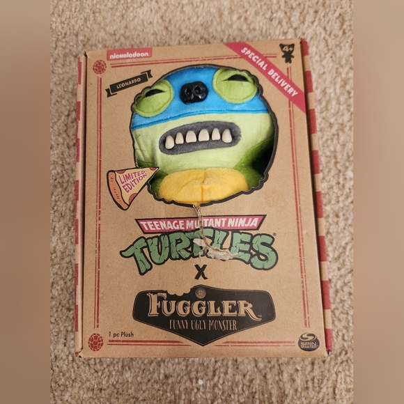 Fuggler Teenage Mutant Ninja Turtles Plush Funny Ugly Monsters #AA - Picture 1 of 1